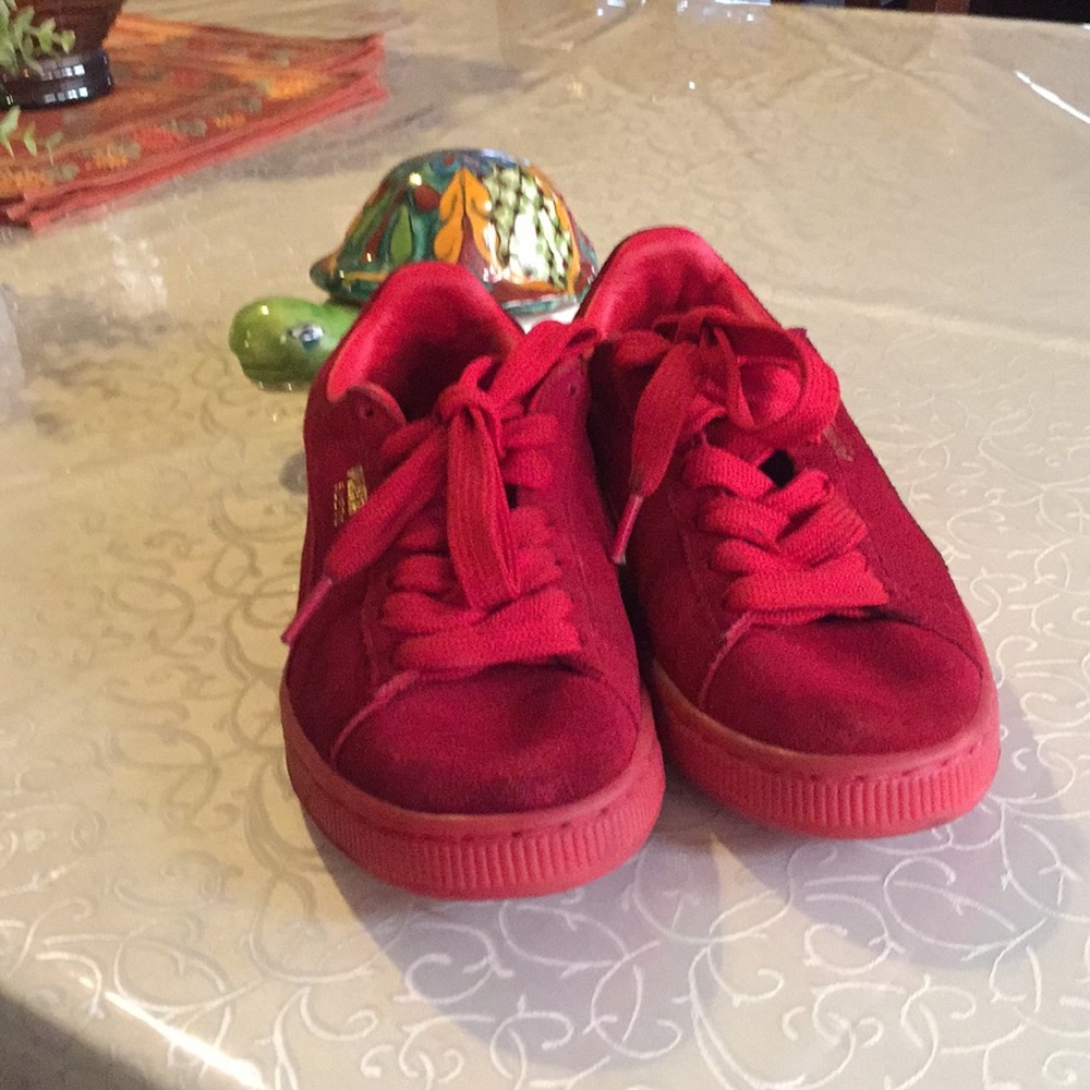 Puma suede shoes
